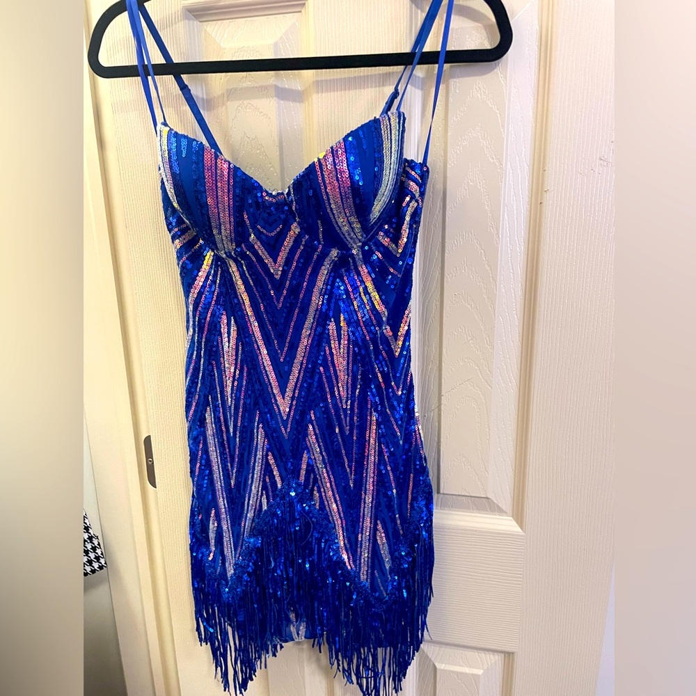Royal Blue Glam dress